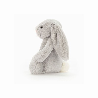 Jellycat Bashful Silver Konijn | BH7301425